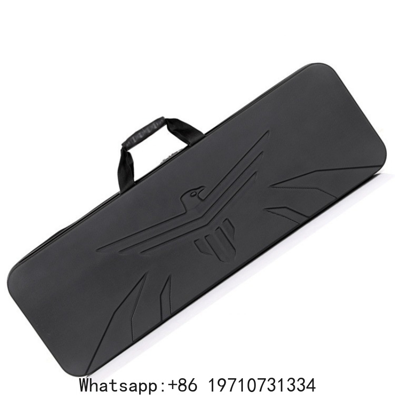 Fishing Rod Case - กล่องใส่คันเบ็ดตกปลาแบบแข็ง ABS พร้อมช่องเก็บของในตัว กล่องป้องกันคันเบ็ดตกปลา ขนาดใหญ่ สำหรับมืออาชีพ