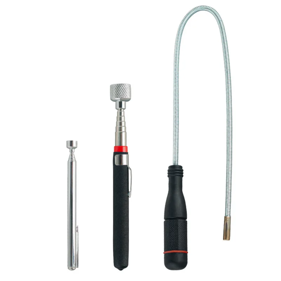 Fishing Rod Telescopic - ปากกาแม่เหล็กแบบยืดหดได้ สำหรับซ่อมรถยนต์ บำรุงรักษาเครื่องจักร เครื่องมือซ่อมรถยนต์