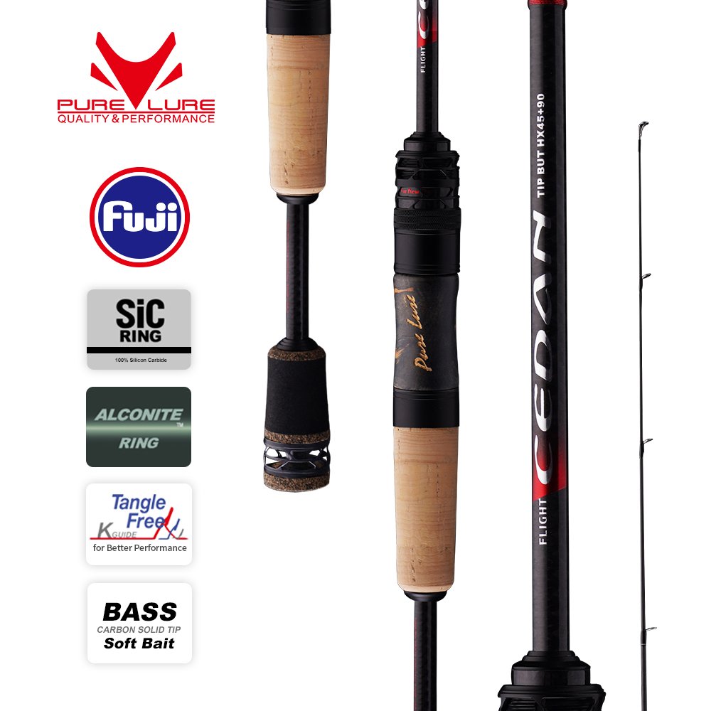 PURELURE ใหม่ CEDAN Solid Tip  - Fishing Rod Surf บทวิจารณ์และราคา