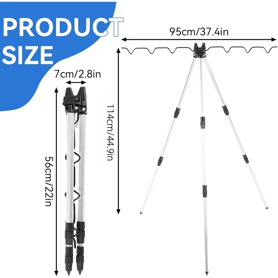 ขาตั้งคันเบ็ดแบบยืดหดได้, ขาตั - Fishing Rod Telescopic บทวิจารณ์และราคา