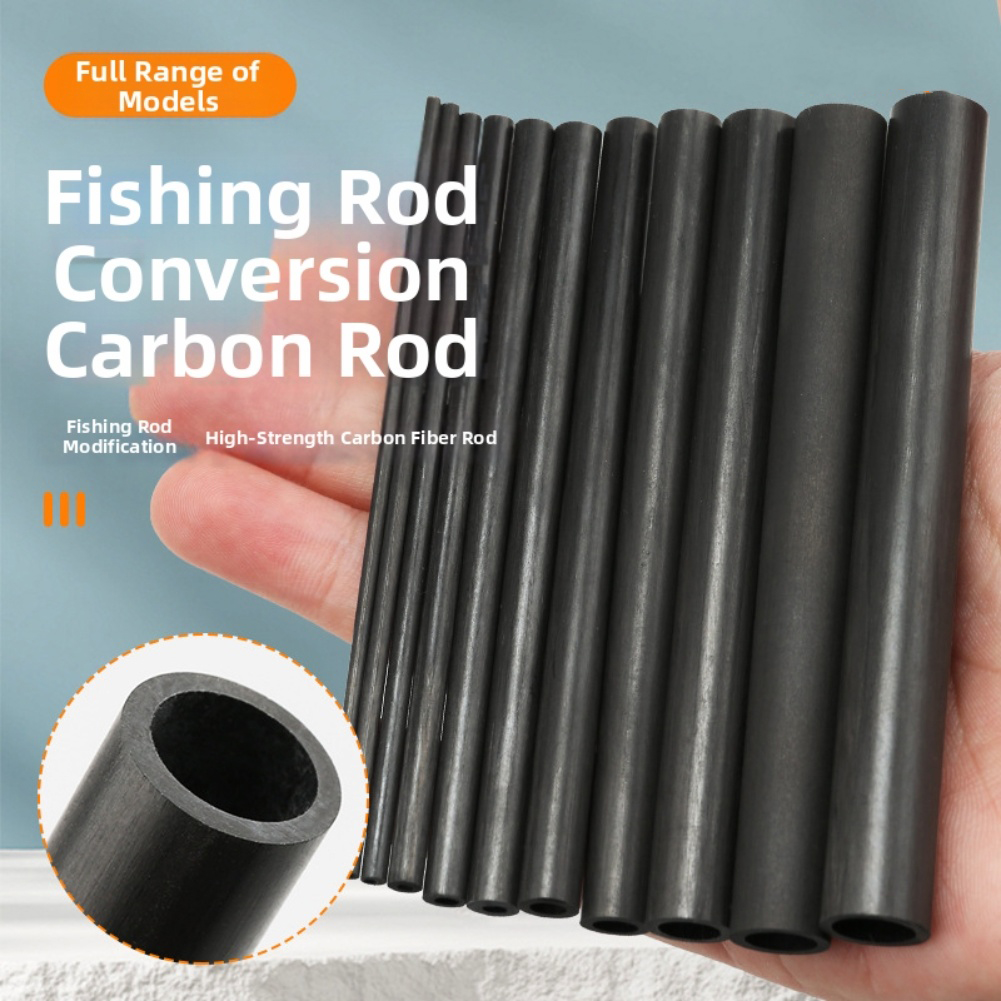 ท่อคาร์บอนไฟเบอร์กลวงสีดำขนาด  - Fishing Rod Carbon Fiber บทวิจารณ์และราคา
