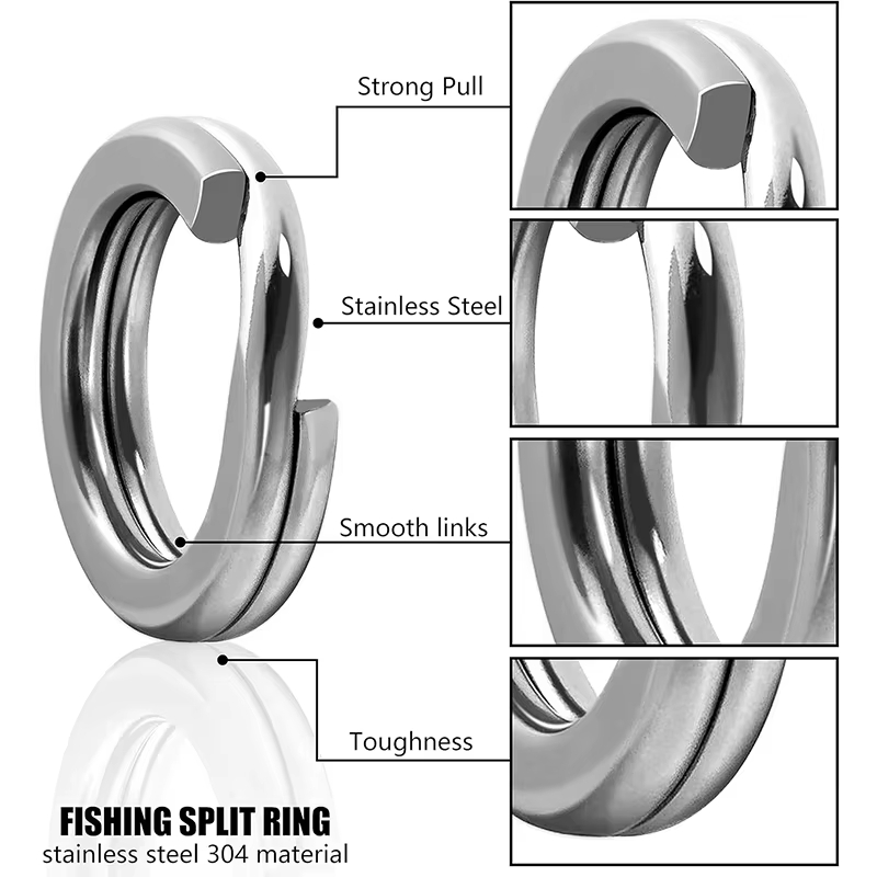 ห่วงเชื่อมต่อเหยื่อตกปลาสแตนเล - Fishing Rod Case บทวิจารณ์และราคา